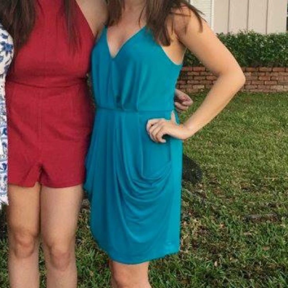 Blue/turquoise party dress